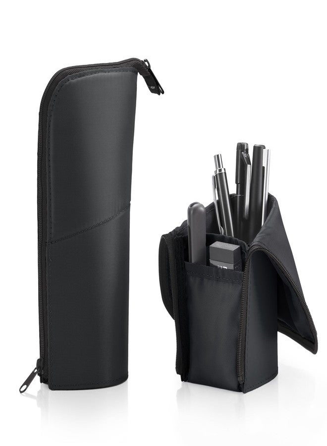 KOKUYO Neo Critz Pen Case, Regular Size, Black x Black, Japan Import (F-VBF180-1) - Image 1